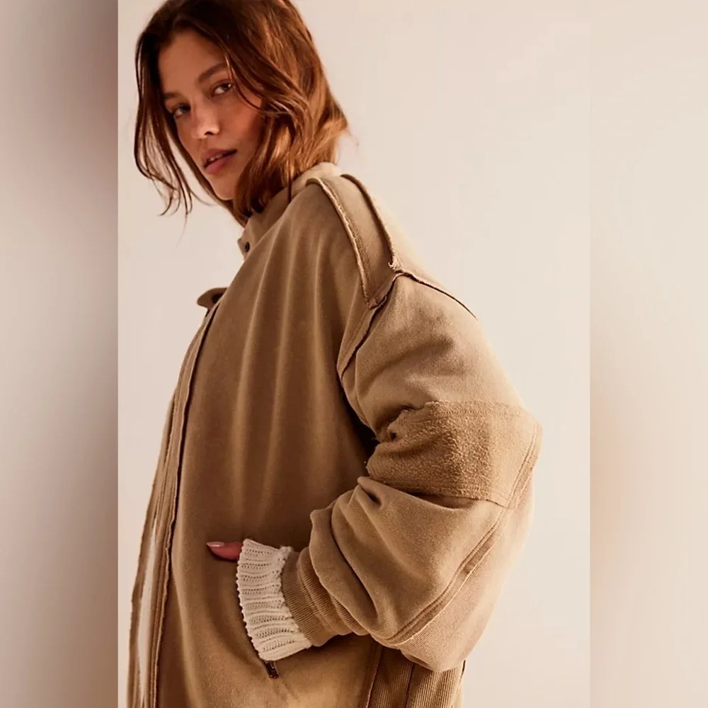 Free People Lou Moto Zip Jacket